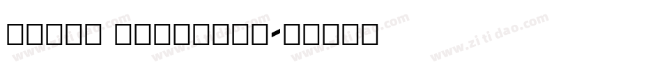 Final Frontier字体转换